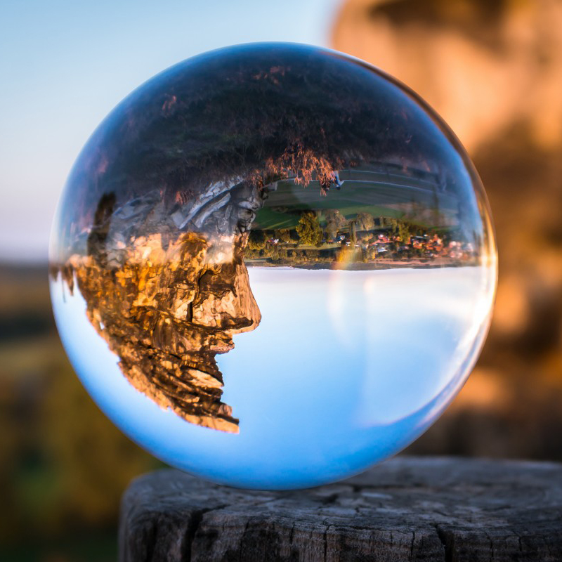 Lens Ball Crystal - 50/60/70/80/90/100/110 мм прозрачный шар для фотосъемки,