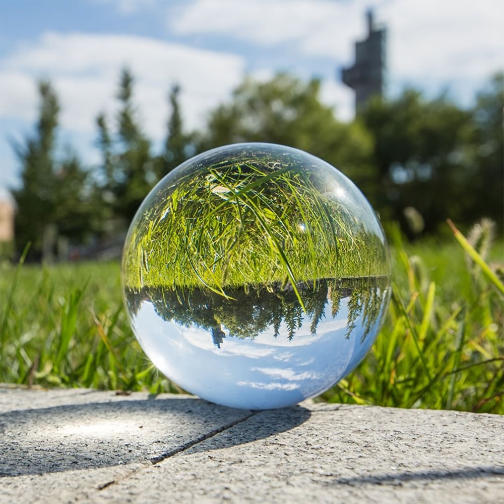 Lens Ball Crystal - Креативный круглый хрустальный шар, ультрапрозрачная гладкая