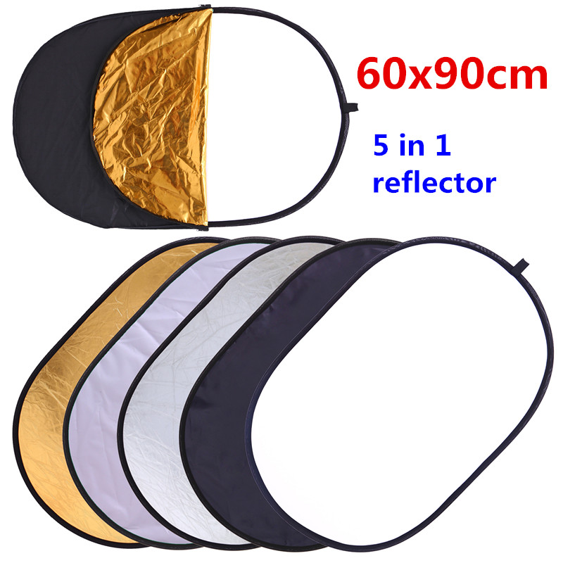 Reflector 5 In 1 - Овальный складной светоотражатель для фотостудии, 5